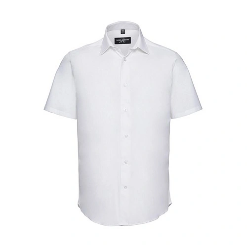 Facil de planchar Camisa entallada manga corta