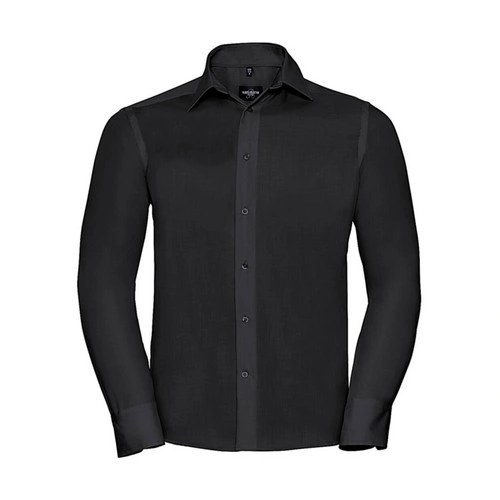 Camisas que no necesitan planchado Camisa entallada Ultimate manga larga hombre