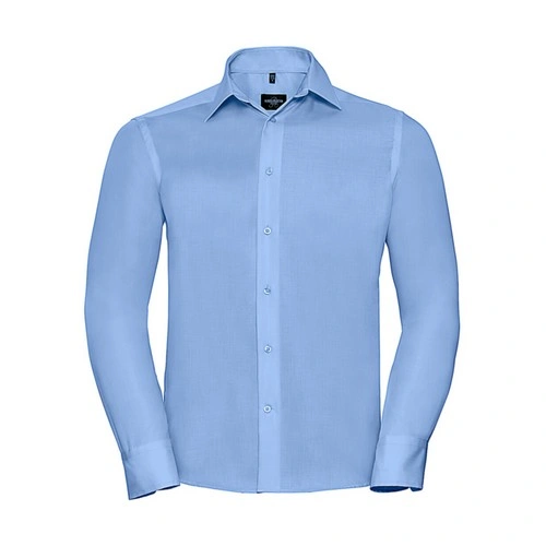 Camisas que no necesitan planchado Camisa entallada Ultimate manga larga hombre