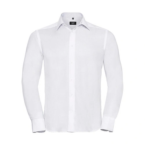 Camisas que no necesitan planchado Camisa entallada Ultimate manga larga hombre