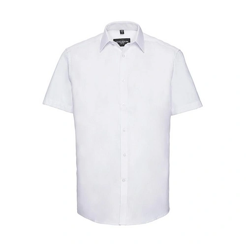 Facil de planchar Camisa en espiguilla manga corta hombre