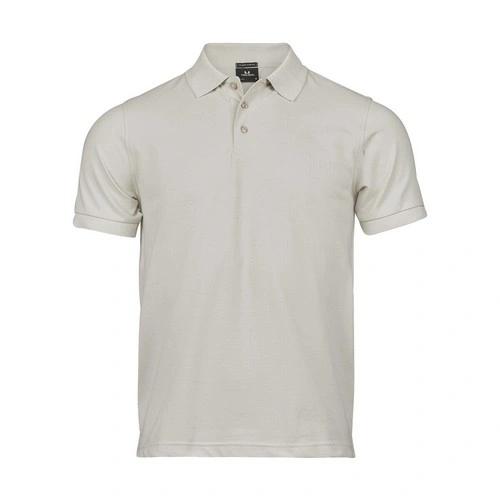 Manga corta Polo orgánico ajustado Luxury hombre