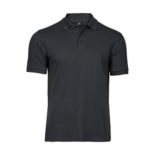 Manga corta Polo orgánico ajustado Luxury hombre