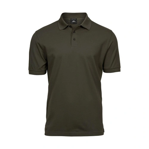 Manga corta Polo orgánico ajustado Luxury hombre