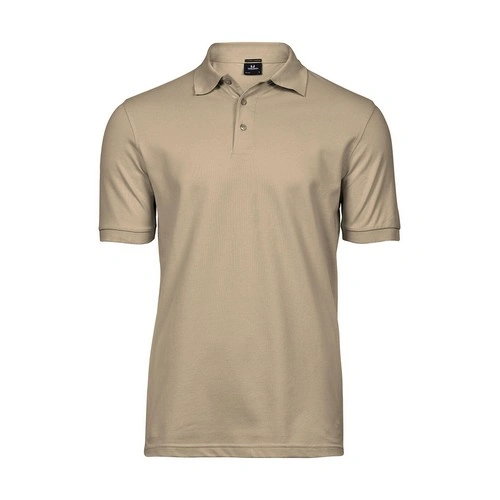 Manga corta Polo orgánico ajustado Luxury hombre