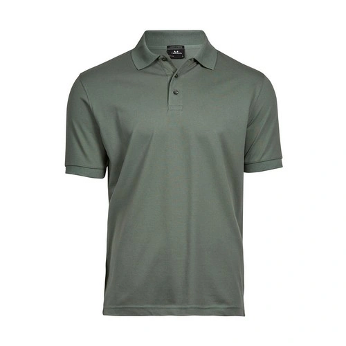 Manga corta Polo orgánico ajustado Luxury hombre