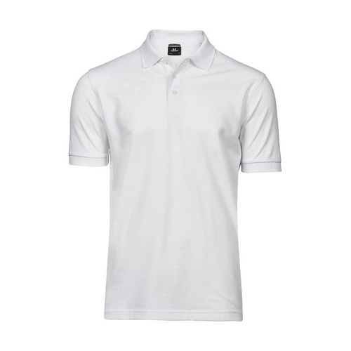 Manga corta Polo orgánico ajustado Luxury hombre