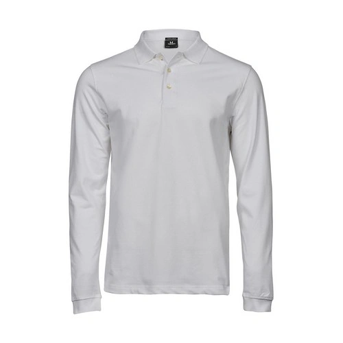 Manga larga Polo orgánico de manga larga Luxury hombre