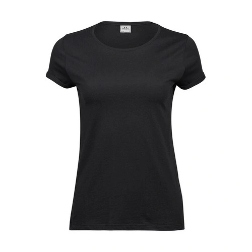 Manga corta Camiseta Roll-Up mujer