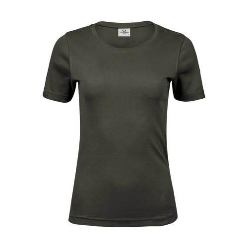 Manga corta Camiseta orgánica Interlock mujer