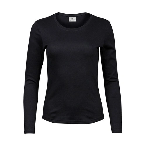 Manga larga Camiseta orgánica manga larga Interlock mujer
