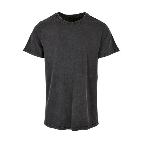 camiseta Acid Washed Round Neck Tee