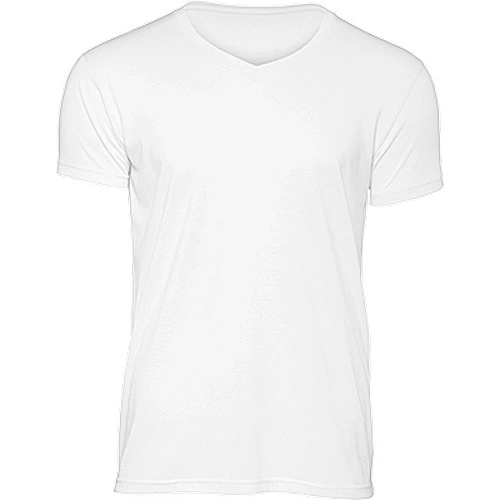 Manga corta Camiseta V Triblend hombre