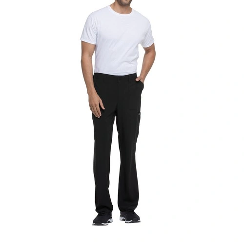 Pantalón con cordón de ajuste y tiro estándar hombre br/