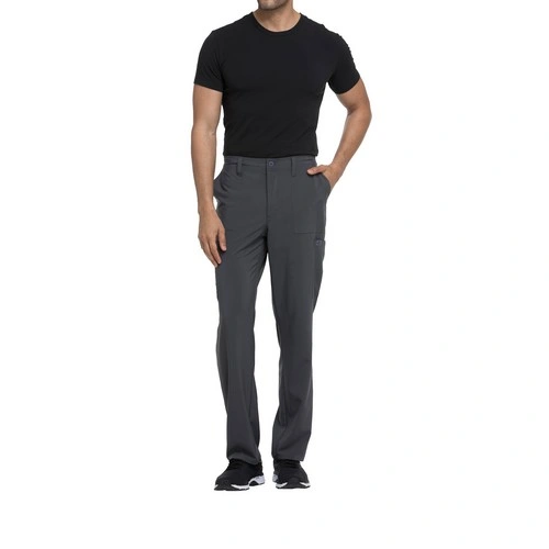Pantalón con cordón de ajuste y tiro estándar hombre br/