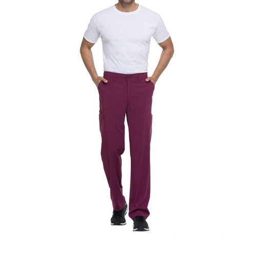 Pantalón con cordón de ajuste y tiro estándar hombre br/
