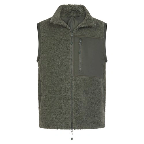 Chaleco de sherpa reciclado