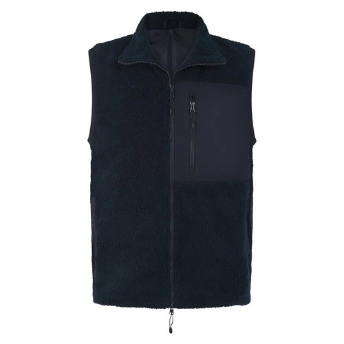 Chaleco de sherpa reciclado