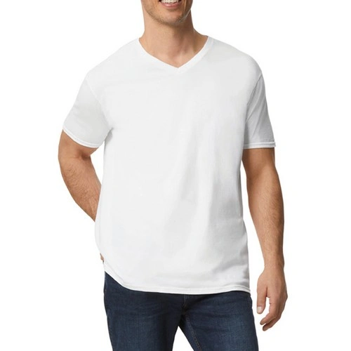 Manga corta Camiseta Softstyle cuello V Hombre