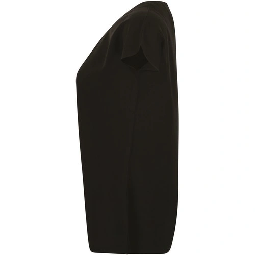 Top cuello plisado mujer