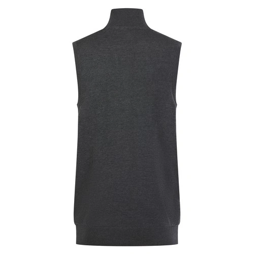 Jersey con cremallera sin mangas hombre br/