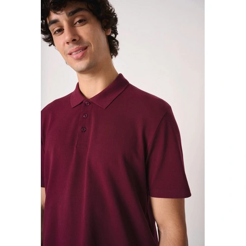 Polo punto piqué hombre