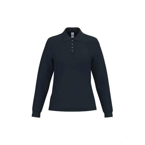 Polo punto piqué LSL mujer