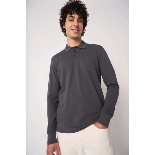 Polo punto piqué LSL hombre