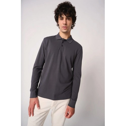 Polo punto piqué LSL hombre