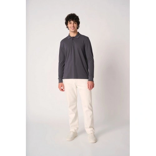 Polo punto piqué LSL hombre