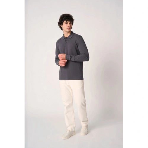 Polo punto piqué LSL hombre