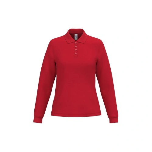 Polo punto piqué LSL mujer