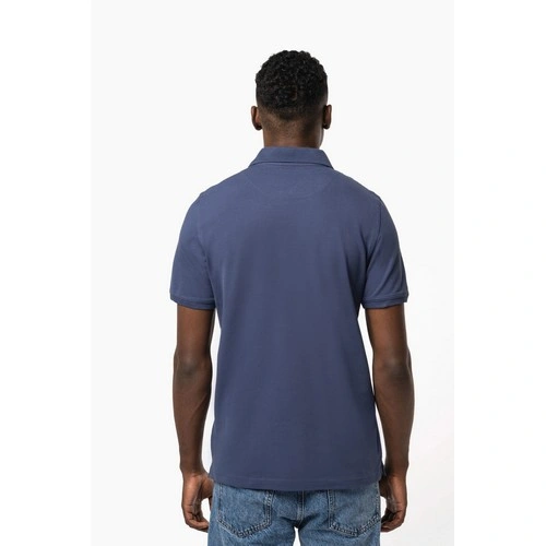 Polo de punto piqué manga corta hombre