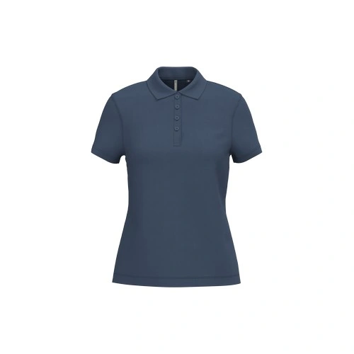 Polo piqué manga corta de mujer