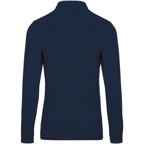Polo piqué de manga larga de hombre