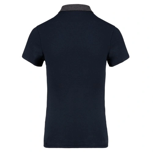 Polo jersey bicolor mujer