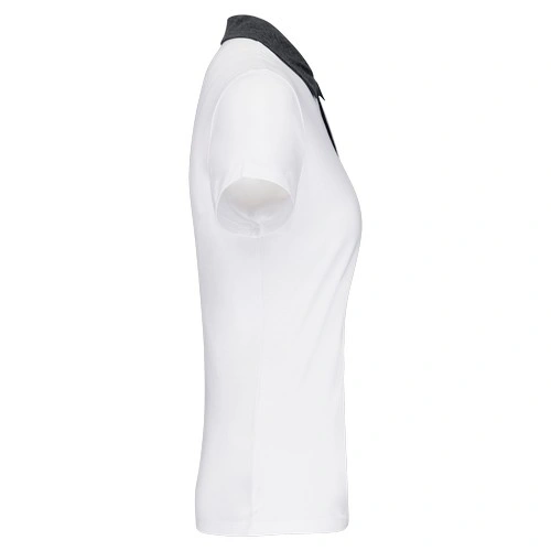 Polo jersey bicolor mujer