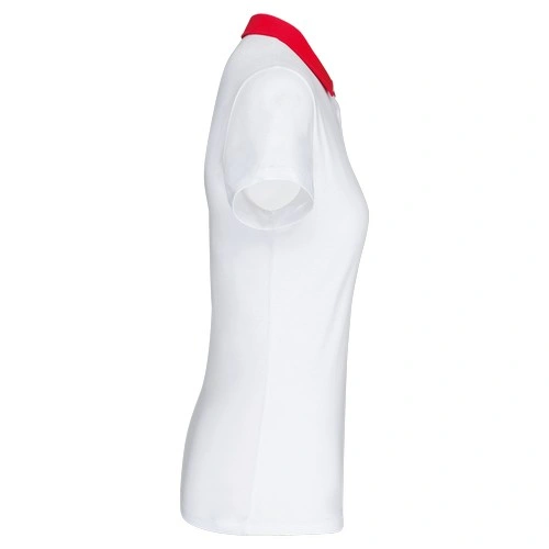 Polo jersey bicolor mujer