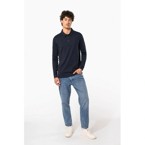 Polo jersey manga larga hombre