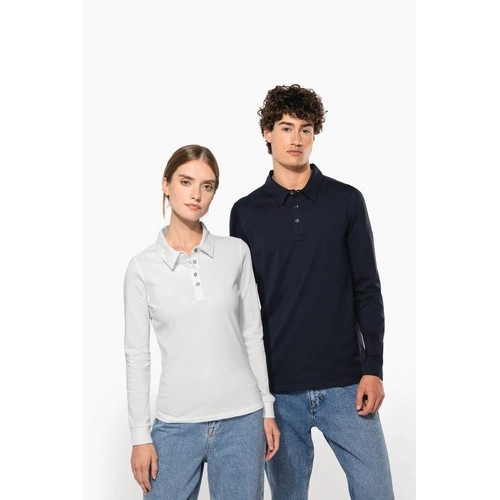 Polo jersey manga larga mujer