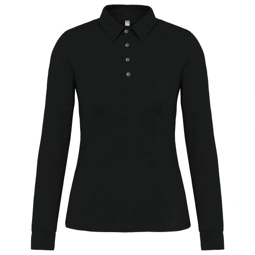 Polo jersey manga larga mujer