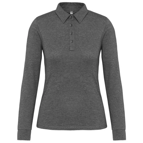 Polo jersey manga larga mujer