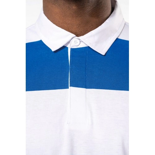 Polo a rayas manga larga unisex