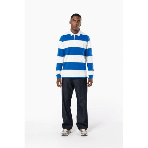 Polo a rayas manga larga unisex