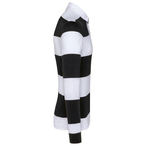 Polo a rayas manga larga unisex