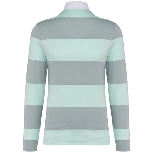 Polo a rayas manga larga unisex
