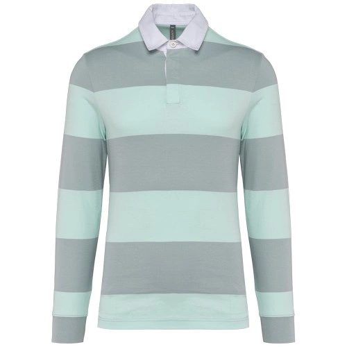 Polo a rayas manga larga unisex