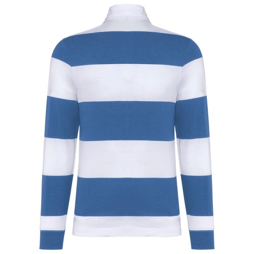 Polo a rayas manga larga unisex