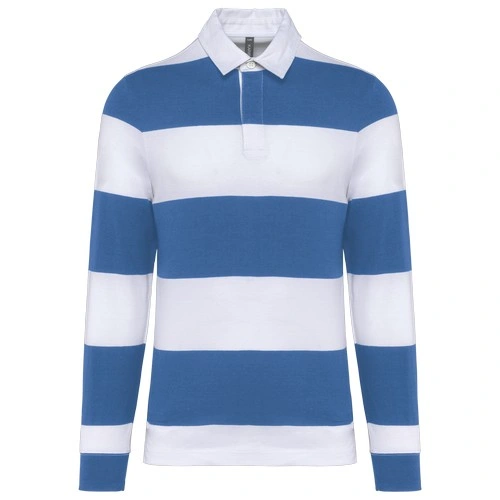 Polo a rayas manga larga unisex