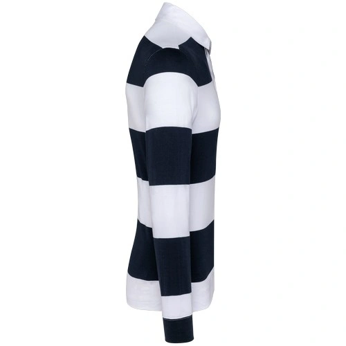 Polo a rayas manga larga unisex